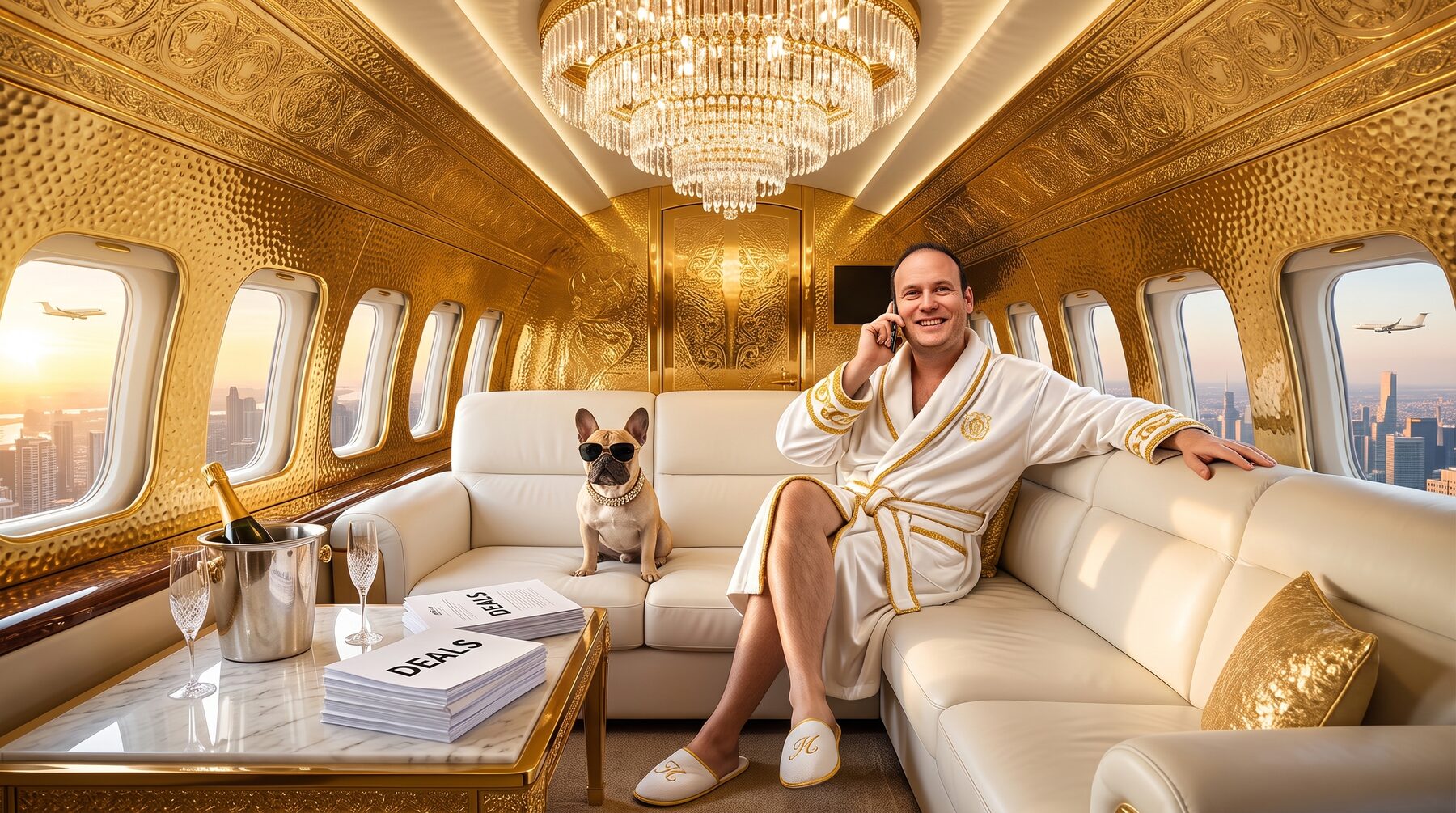 Dan closing deals aloft