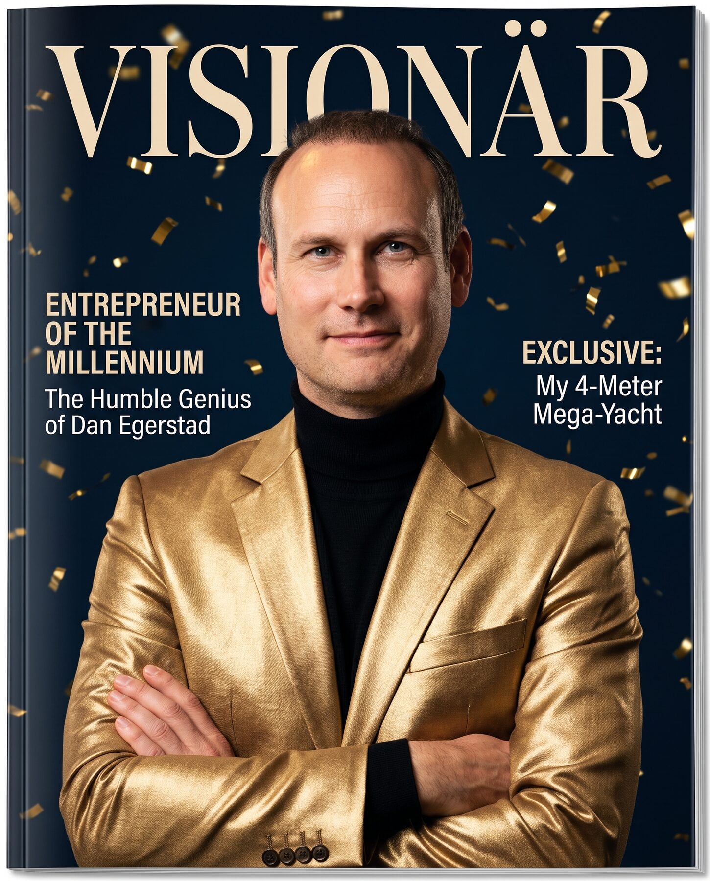 VISIONÄR magazine cover featuring Dan Egerstad