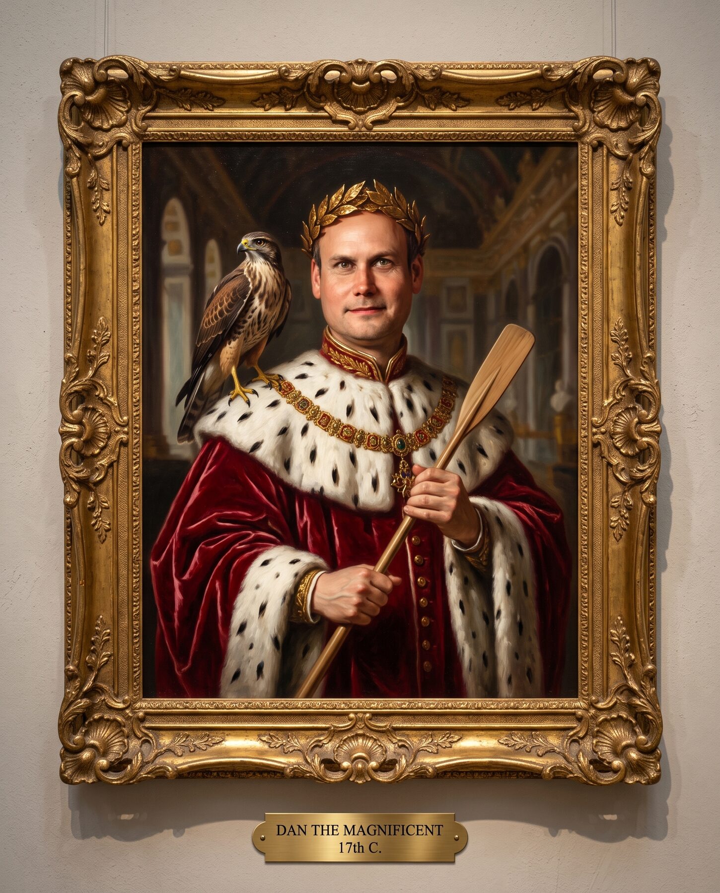 Dan the Magnificent, official court portrait